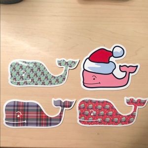 Vineyard Vines holiday stickers - 4 pack